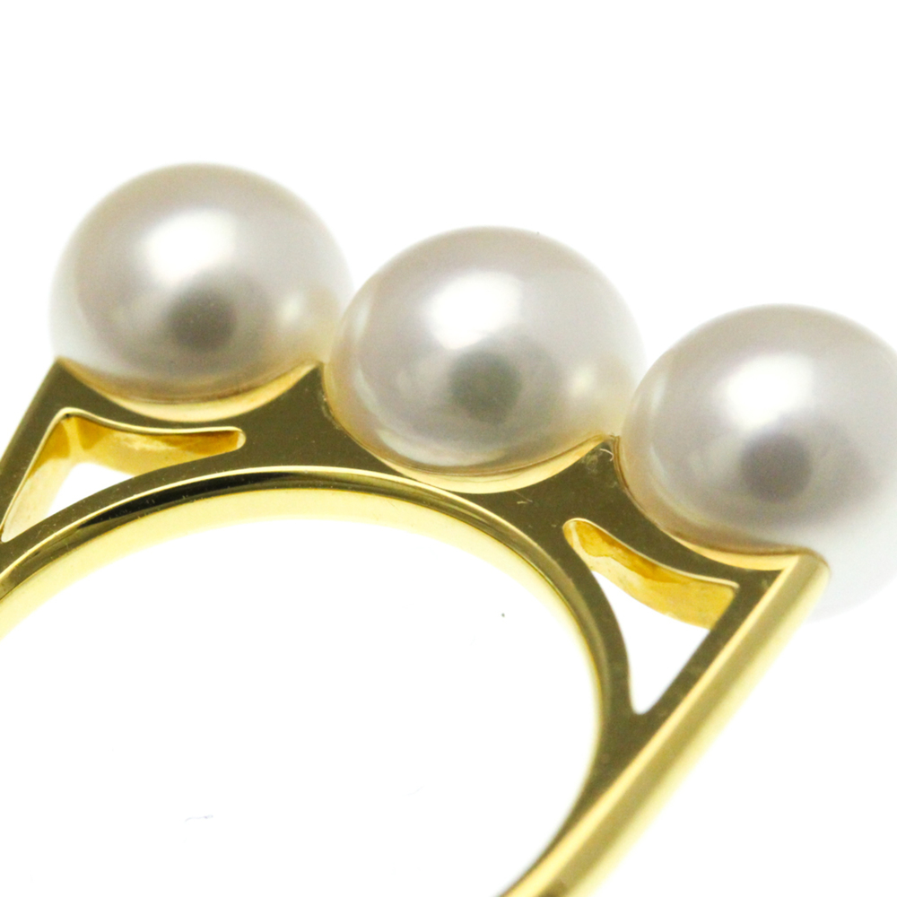 Tasaki Balance Ella Ring Yellow Gold (18K) Fashion Pearl Band Ring Gold - Picture 10 of 10